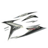 Sticker Body Set Kiri Putih Silver Honda Vario Techno 125 FI STD - Image 3