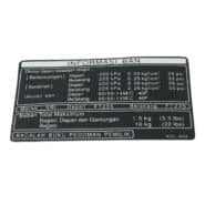 87505KZLA00-LABEL-TIRE