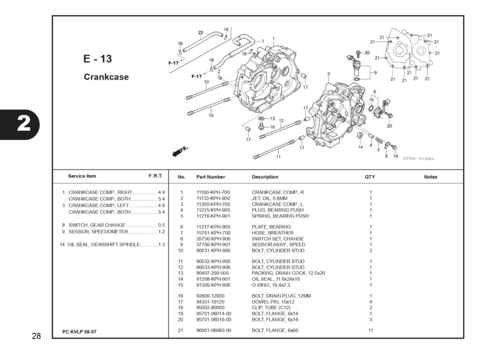 SUPRA X 125 PART CATALOG SUPRA-X 125 D SUPRA-X 125 R SUPRA-X 125 PGM-FI EDISI 13 KVL I 1 AHJ_page-0030