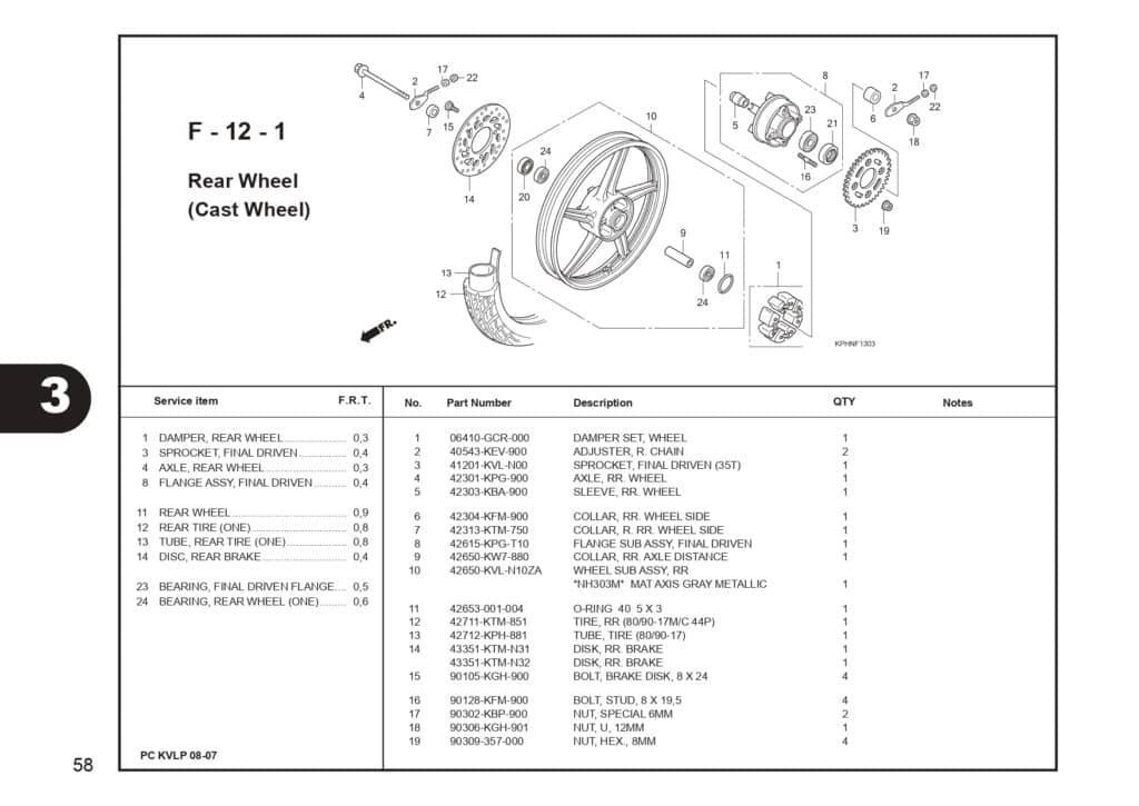 SUPRA X 125 PART CATALOG SUPRA-X 125 D SUPRA-X 125 R SUPRA-X 125 PGM-FI EDISI 13 KVL I 1 AHJ_page-0060