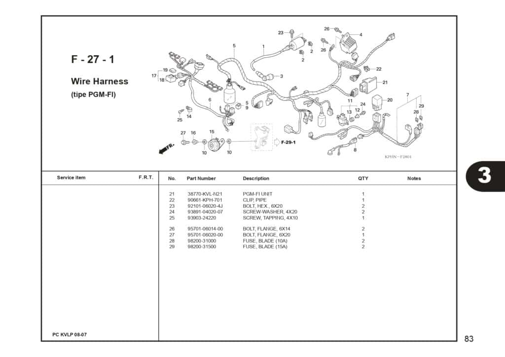 SUPRA X 125 PART CATALOG SUPRA-X 125 D SUPRA-X 125 R SUPRA-X 125 PGM-FI EDISI 13 KVL I 1 AHJ_page-0085