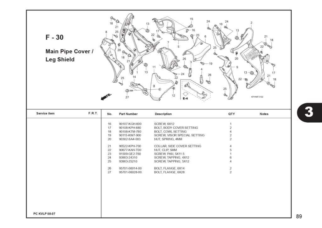 SUPRA X 125 PART CATALOG SUPRA-X 125 D SUPRA-X 125 R SUPRA-X 125 PGM-FI EDISI 13 KVL I 1 AHJ_page-0091