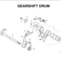 E-17 Gearshift Drum – Katalog Suku Cadang Honda Revo Absolute 110 Carbu