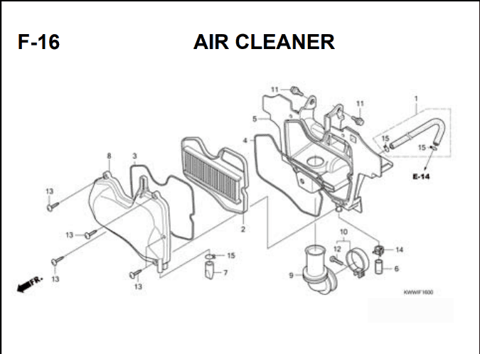 F-16 Air Cleaner – Katalog Suku Cadang Honda Revo Absolute 110 Carbu