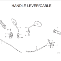 F-3 Handle Lever Cable – Katalog Suku Cadang Honda Supra X 125 KVL