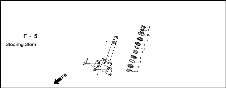 F-5 Seering Stem – Katalog Suku Cadang Honda Astrea Legenda