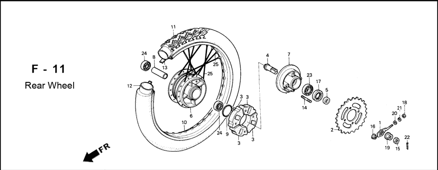 F-11 Rear Wheel – Katalog Suku Cadang Honda Astrea Legenda