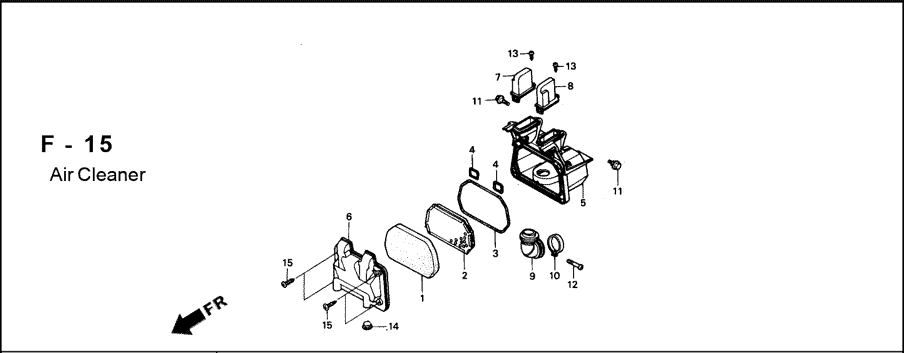 F-15 Air Cleaner – Katalog Suku Cadang Honda Astrea Legenda