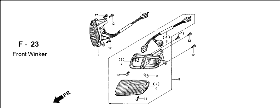 F-23 Front Winker – Katalog Suku Cadang Honda Astrea Legenda