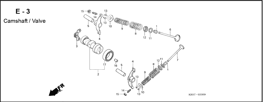 E-3 Camshaft Valve – Katalog Suku Cadang Honda Astrea Legenda