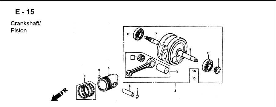 E-15 Crankshaft Piston – Katalog Suku Cadang Honda Astrea Legenda