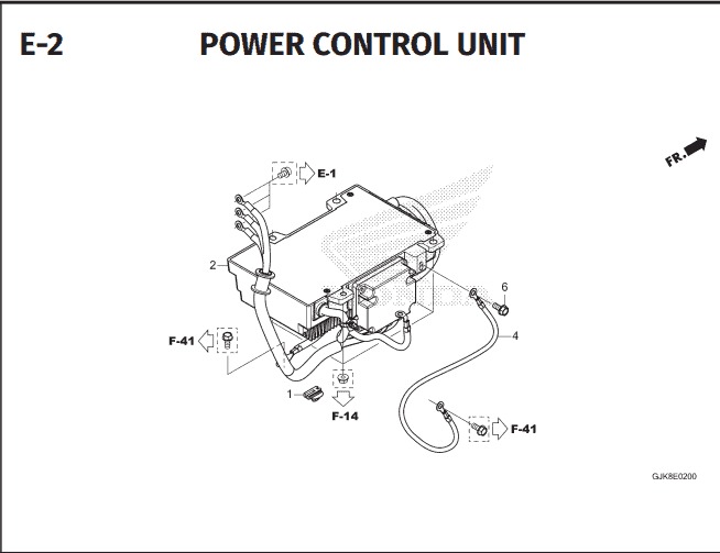E-2 Power Control Unit – Katalog Suku Cadang Motor Honda EM1