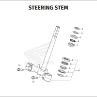 F-10 Steering Stem – Katalog Suku Cadang Motor Honda EM1