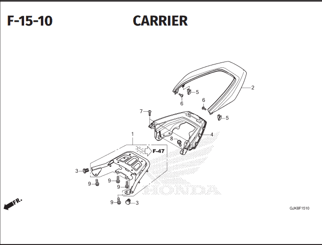 F-15-10 Carrier – Katalog Suku Cadang Motor Honda EM1