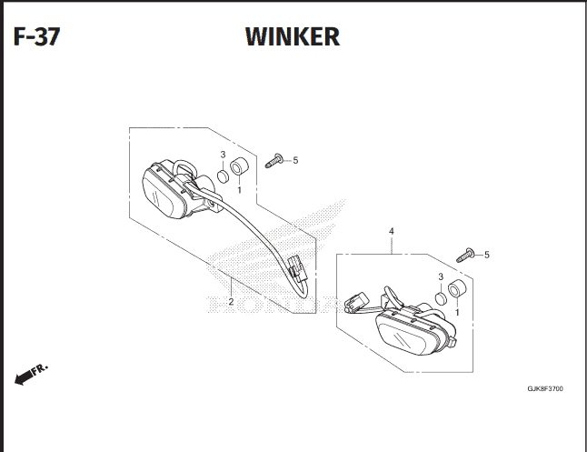 F-37 Winker – Katalog Suku Cadang Motor Honda EM1