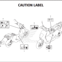 F-47 Caution Label – Katalog Suku Cadang Motor Honda EM1