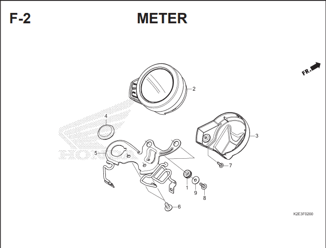 F-2 Meter – Katalog Suku Cadang Honda CT 125 Hunter Cub