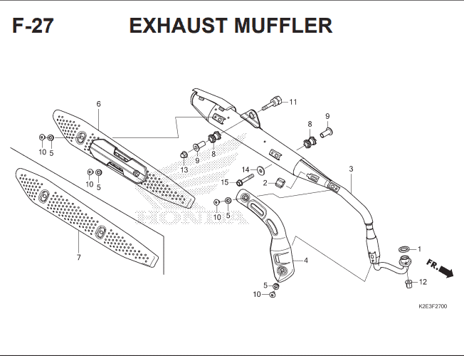 F-27 Exhaust Muffler – Katalog Suku Cadang Honda CT 125 Hunter Cub