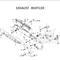 F-27 Exhaust Muffler – Katalog Suku Cadang Honda ST 125 DAX
