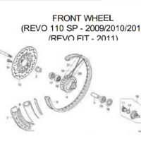 F-10 Front Wheel Spoke Wheel – Katalog Honda Revo 110 Carbu