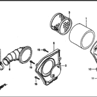 F-16 Air Cleaner – Katalog Suku Cadang Honda GL Pro Max