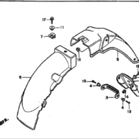 F-23 Rear Fender – Katalog Suku Cadang Honda GL Pro Max