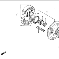 F-8 Front Brake Panel – Katalog Suku Cadang Honda Astrea Grand