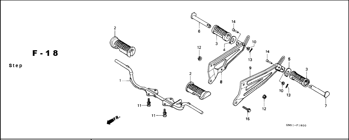 F-18 Step – Katalog Suku Cadang Honda Astrea Grand