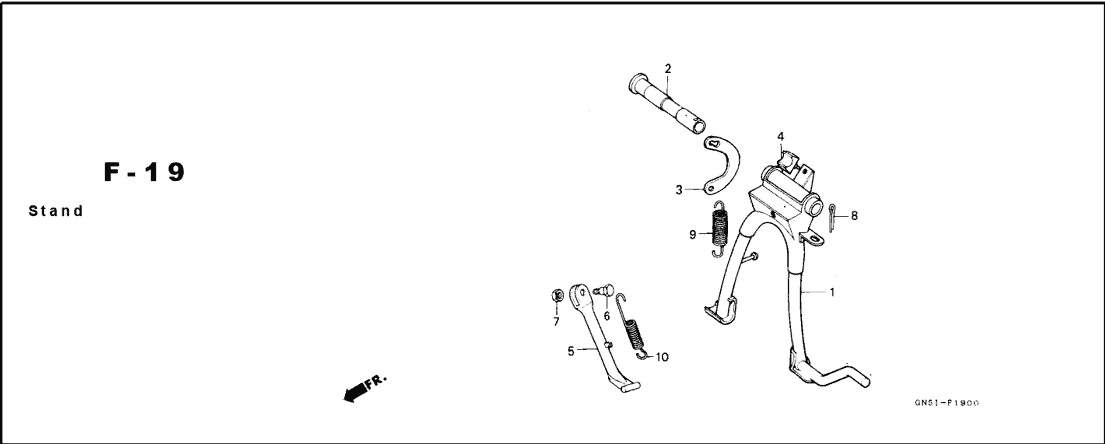 F-20 Rear Fork Chain Case – Katalog Suku Cadang Honda Astrea Grand