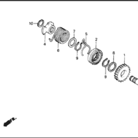E-18 Kick Starter Spindle – Katalog Suku Cadang Honda Astrea Grand