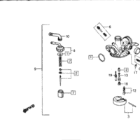 E-13 Carburetor – Katalog Suku Cadang Honda WIN GF6
