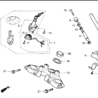F-5 Handle Pipe Top Bridge – Katalog Suku Cadang Honda Tiger 2000