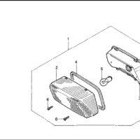 F-25 Tailligh – Katalog Suku Cadang Honda Tiger 2000