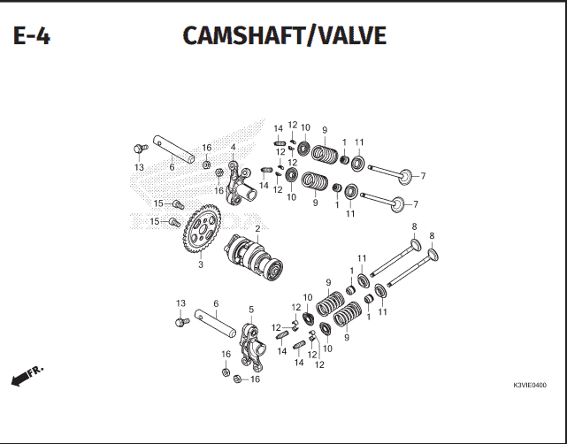 E-4 Camshaft Valve – Katalog Suku Cadang Honda Stylo 160