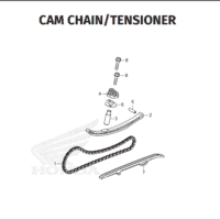E-5 Cam Chain Tensioner – Katalog Suku Cadang Honda Stylo 160