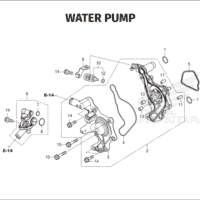 E-9 Water Pump – Katalog Suku Cadang Honda Stylo 160