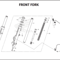 F-17 Front Fork – Katalog Suku Cadang Honda Stylo 160