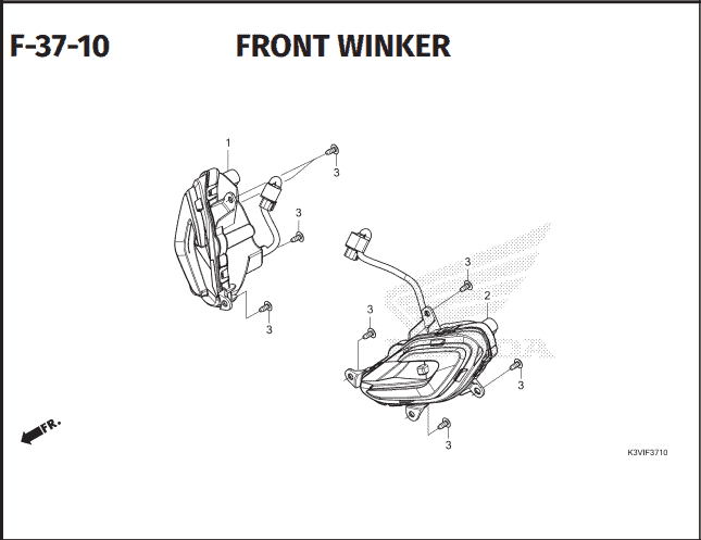 F-37-10 Front Winker – Katalog Suku Cadang Honda Stylo 160