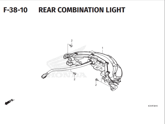 F-38-10 Rear Combination Light – Katalog Suku Cadang Honda Stylo 160