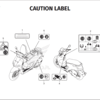 F-47 Caution Label – Katalog Suku Cadang Honda Stylo 160