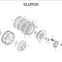 E-8 Clutch – Katalog Suku Cadang Honda Supra X 125 FI K41