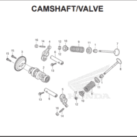 E-4 Camshaft Valve – Katalog Suku Cadang Honda PCX HYBRID 2018MY