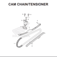 E-5 Cam Chain Tensioner – Katalog Suku Cadang Honda PCX HYBRID 2018MY