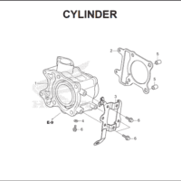 E-6 Cylinder – Katalog Suku Cadang Honda PCX HYBRID 2018MY