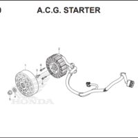 E-10 ACG Starter – Katalog Suku Cadang Honda PCX HYBRID 2018MY