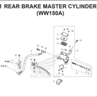 F-6-1 Front Brake Master Cylinder WW150A – Katalog Suku Cadang Honda PCX HYBRID 2018MY