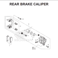 F-21 Rear Brake Caliper – Katalog Suku Cadang Honda PCX HYBRID 2018MY
