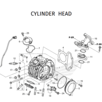 E-2 Cylinder Head – Katalog Suku Cadang Honda Monkey 2021