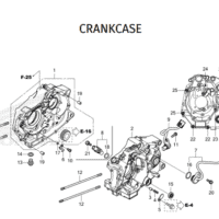 E-15 Crankcase – Katalog Suku Cadang Honda Monkey 2021