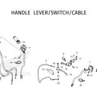 F-4 Handle Lever Switch Cable – Katalog Suku Cadang Honda Monkey 2021